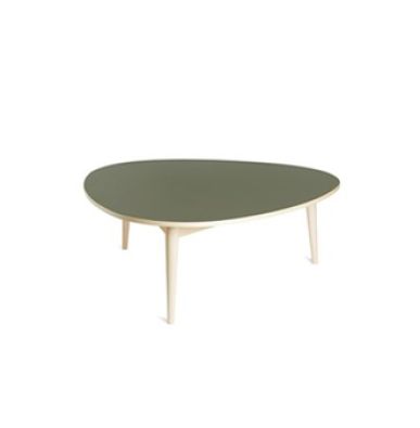 Three-Round Table small olive