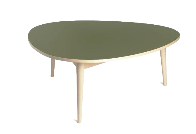 Three-Round Table, low Model 1949/1950 olive