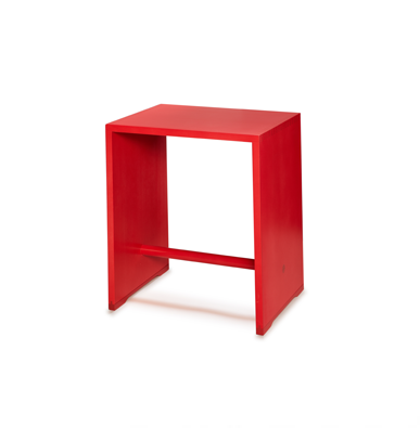 Ulm Stool fiery red