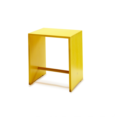 Ulm Stool lemon yellow